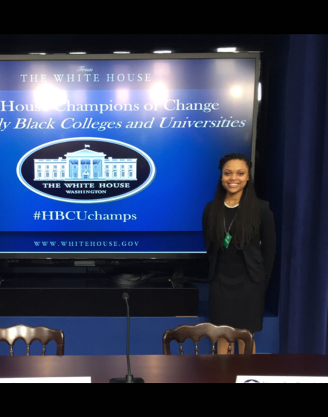 Rachel Kenlaw at a White House HBCU event